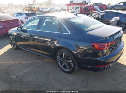 2018 AUDI A4 2.0T TECH ULTRA PREMIUM/2.0T ULTRA PREMIUM Black  Gasoline WAULMAF41JA090608 photo #4