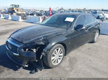 2015 INFINITI Q50 PREMIUM Black  Gasoline JN1BV7APXFM355146 photo #3