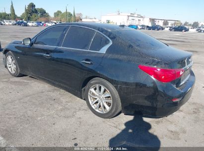 2015 INFINITI Q50 PREMIUM Black  Gasoline JN1BV7APXFM355146 photo #4