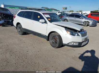 2010 SUBARU OUTBACK 2.5I LIMITED White  Gasoline JS3TE947574200466 photo #1