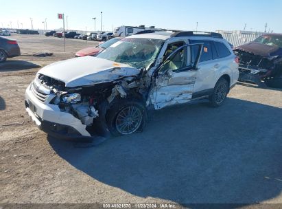 2010 SUBARU OUTBACK 2.5I LIMITED White  Gasoline JS3TE947574200466 photo #3