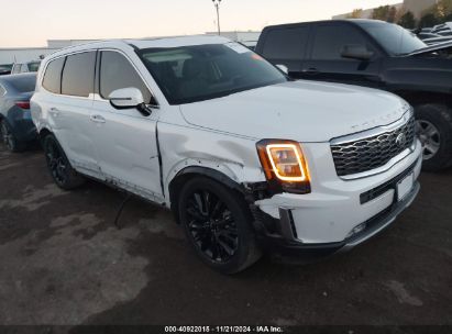 2021 KIA TELLURIDE SX White  Gasoline 5XYP5DHC4MG109082 photo #1