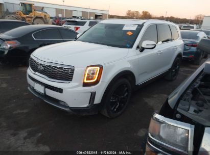 2021 KIA TELLURIDE SX White  Gasoline 5XYP5DHC4MG109082 photo #3