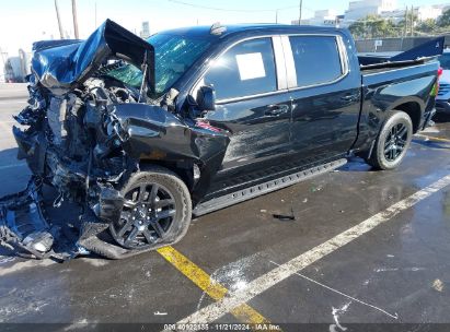 2022 CHEVROLET SILVERADO 1500 4WD  SHORT BED RST Black  Diesel 3GCUDEET4NG675231 photo #3