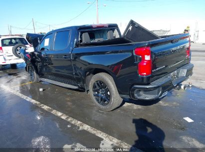 2022 CHEVROLET SILVERADO 1500 4WD  SHORT BED RST Black  Diesel 3GCUDEET4NG675231 photo #4