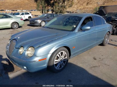 2005 JAGUAR S-TYPE 3.0L V6 Blue  Gasoline SAJWA01T95FN50612 photo #3