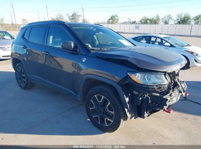 2019 JEEP COMPASS TRAILHAWK 4X4 Black  Gasoline 3C4NJDDB7KT702800 photo #1