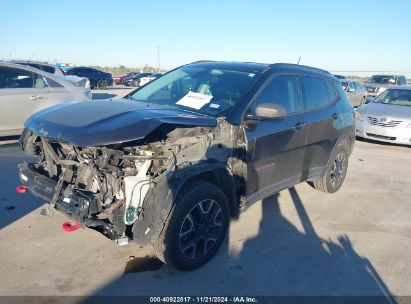 2019 JEEP COMPASS TRAILHAWK 4X4 Black  Gasoline 3C4NJDDB7KT702800 photo #3