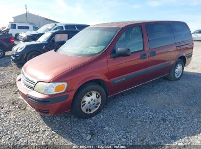 2002 CHEVROLET VENTURE PLUS Red  Gasoline 1GNDX03E62D165543 photo #3