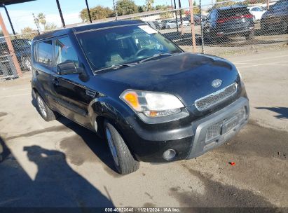 2011 KIA SOUL + Black  Gasoline KNDJT2A26B7244933 photo #1