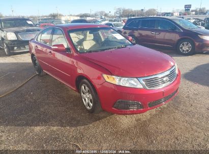 2009 KIA OPTIMA LX Maroon  Gasoline KNAGE228895299703 photo #1