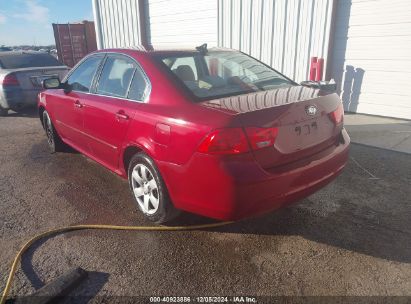 2009 KIA OPTIMA LX Maroon  Gasoline KNAGE228895299703 photo #4