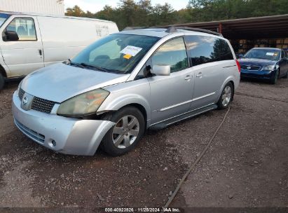 2004 NISSAN QUEST 3.5 SE Gray  Gasoline 5N1BV28U44N306376 photo #3