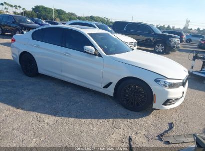 2018 BMW 540I White  Gasoline WBAJE5C53JG918311 photo #1