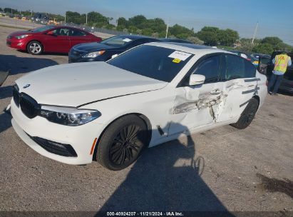 2018 BMW 540I White  Gasoline WBAJE5C53JG918311 photo #3