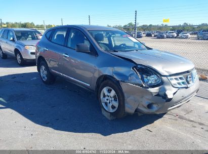 2014 NISSAN ROGUE SELECT S Gray  Gasoline JN8AS5MT1EW613964 photo #1