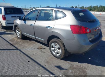 2014 NISSAN ROGUE SELECT S Gray  Gasoline JN8AS5MT1EW613964 photo #4