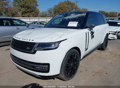 2023 LAND ROVER RANGE ROVER P530 SE White  Gasoline SALKP9E73PA078123 photo #3