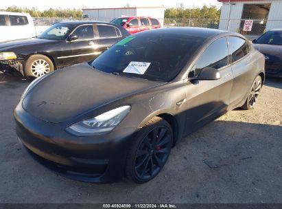 2020 TESLA MODEL 3 PERFORMANCE DUAL MOTOR ALL-WHEEL DRIVE Black  Electric 5YJ3E1EC3LF641222 photo #3