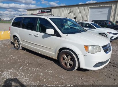 2013 DODGE GRAND CARAVAN SXT White  Flexible Fuel 2C4RDGCG9DR521856 photo #1