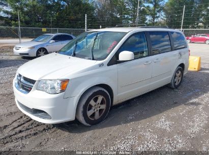 2013 DODGE GRAND CARAVAN SXT White  Flexible Fuel 2C4RDGCG9DR521856 photo #3