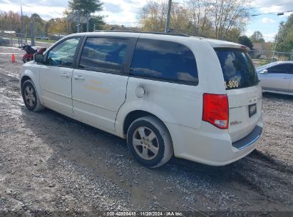 2013 DODGE GRAND CARAVAN SXT White  Flexible Fuel 2C4RDGCG9DR521856 photo #4