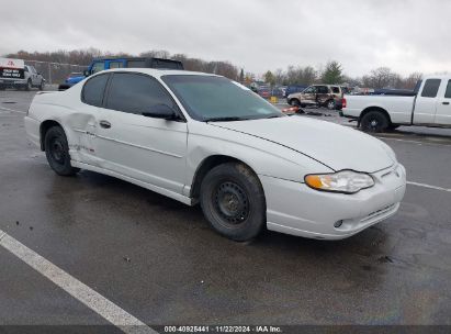 2003 CHEVROLET MONTE CARLO SS Silver  Gasoline 2G1WX12K639160171 photo #1