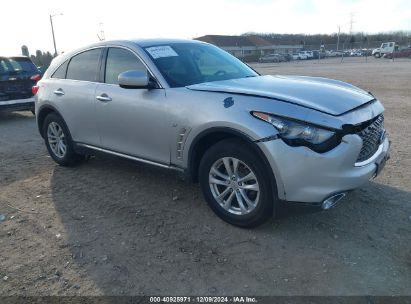 2017 INFINITI QX70 Silver  Gasoline JN8CS1MW3HM412868 photo #1