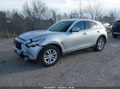 2017 INFINITI QX70 Silver  Gasoline JN8CS1MW3HM412868 photo #3