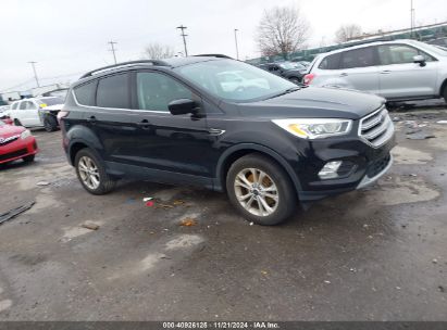 2017 FORD ESCAPE SE Black  Gasoline 1FMCU9GD3HUD80658 photo #1