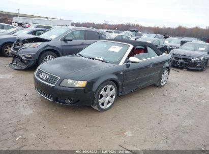 2005 AUDI S4 BASE (A6) Black  Gasoline WUARL48H65K901890 photo #3