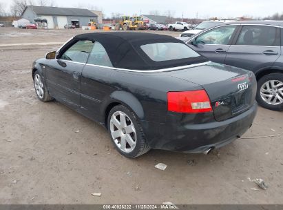 2005 AUDI S4 BASE (A6) Black  Gasoline WUARL48H65K901890 photo #4