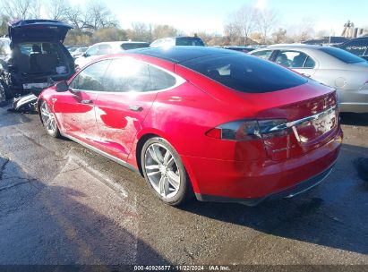 2015 TESLA MODEL S 70D/85D/P85D Red  Electric 5YJSA1E21FF102861 photo #4