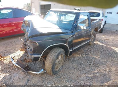 1989 CHEVROLET S TRUCK S10 Black  Gasoline 1GCBS14E6K2192109 photo #3