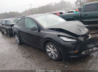 2020 TESLA MODEL Y LONG RANGE DUAL MOTOR ALL-WHEEL DRIVE Black  Electric 5YJYGDEE0LF049747 photo #1