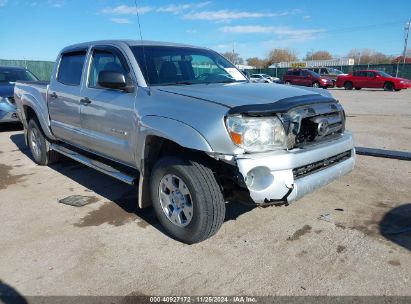 2010 TOYOTA TACOMA DOUBLE CAB Silver  Gasoline 5TELU4EN5AZ680346 photo #1