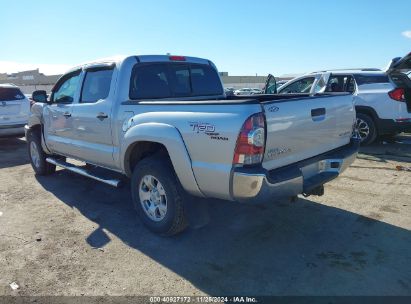 2010 TOYOTA TACOMA DOUBLE CAB Silver  Gasoline 5TELU4EN5AZ680346 photo #4