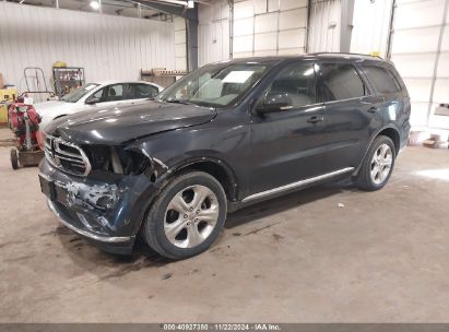 2014 DODGE DURANGO LIMITED Gray  Flexible Fuel 1C4RDJDGXEC973434 photo #3