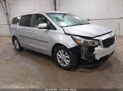 2016 KIA SEDONA LX Silver  Gasoline KNDMB5C1XG6188062 photo #1