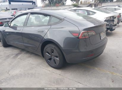 2023 TESLA MODEL 3 REAR-WHEEL DRIVE Gray  Electric 5YJ3E1EA4PF676839 photo #4