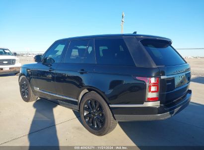 2016 LAND ROVER RANGE ROVER 3.0L V6 SUPERCHARGED HSE Black  Gasoline SALGS2PF0GA296276 photo #4