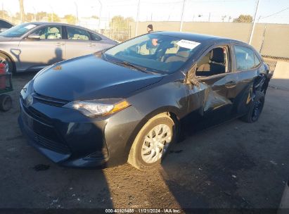 2018 TOYOTA COROLLA LE Black  Gasoline 2T1BURHE5JC072580 photo #3