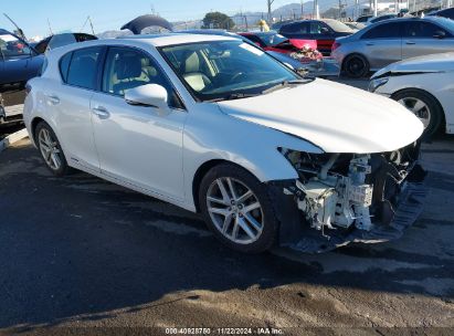 2015 LEXUS CT 200H White  Hybrid JTHKD5BH8F2225534 photo #1