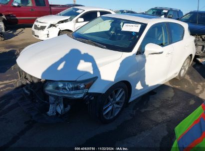 2015 LEXUS CT 200H White  Hybrid JTHKD5BH8F2225534 photo #3