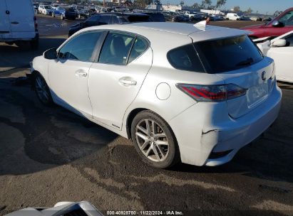 2015 LEXUS CT 200H White  Hybrid JTHKD5BH8F2225534 photo #4