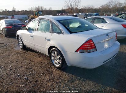 2005 MERCURY MONTEGO LUXURY White  Gasoline 1MEHM41105G600911 photo #4