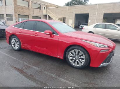 2022 TOYOTA MIRAI XLE Red  Other JTDAAAAA8NA006743 photo #1