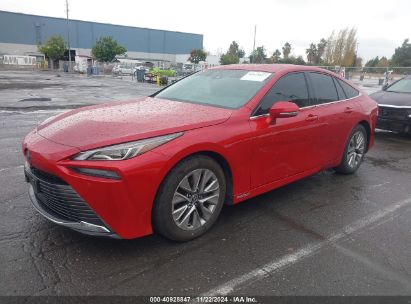 2022 TOYOTA MIRAI XLE Red  Other JTDAAAAA8NA006743 photo #3