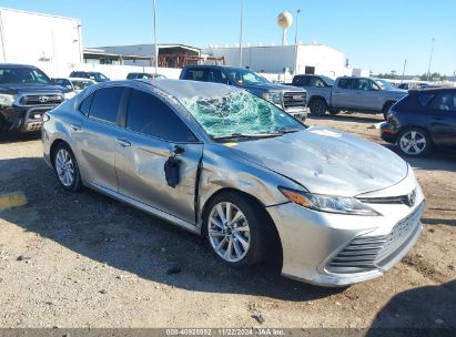 2021 TOYOTA CAMRY LE Silver  Gasoline 4T1C11AK4MU455816 photo #1