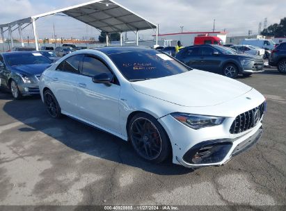 2021 MERCEDES-BENZ AMG CLA 45 4MATIC White  Gasoline W1K5J5DB4MN206125 photo #1